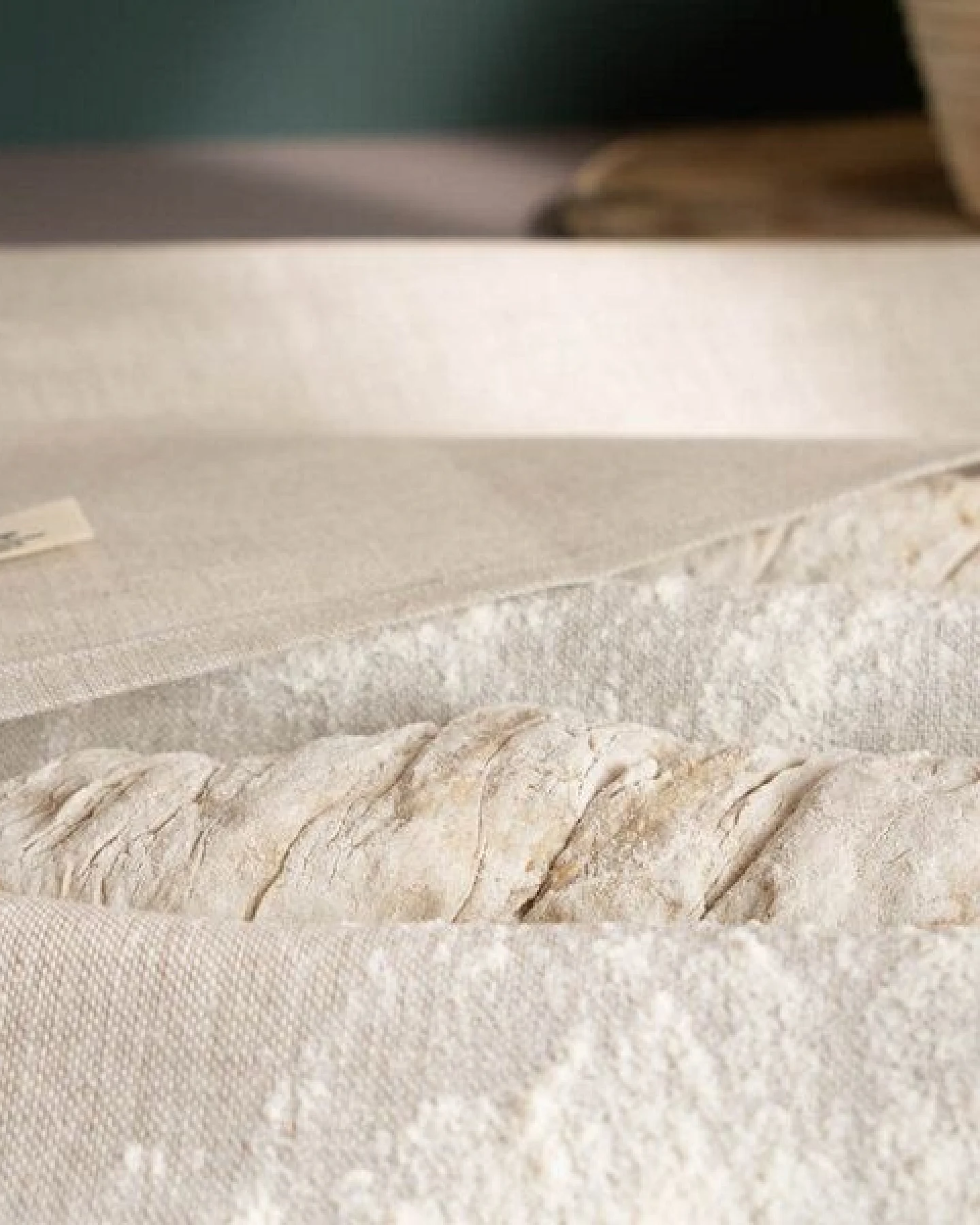 nahtur-design Bäckertuch, Teigtuch aus 100% Leinen, naturbelassen – Ansicht 2