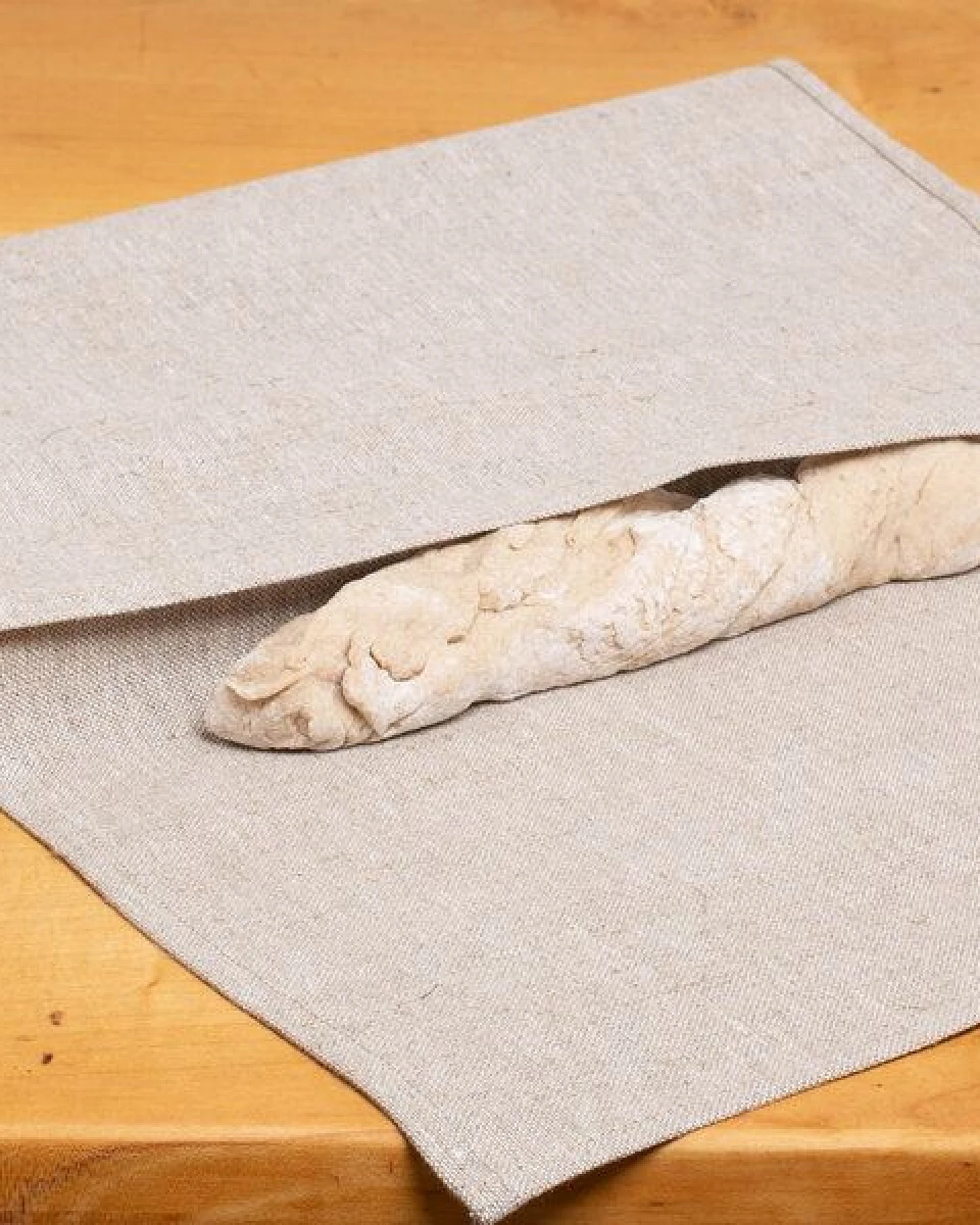 nahtur-design Bäckertuch, Teigtuch aus 100% Leinen, naturbelassen – Ansicht 3