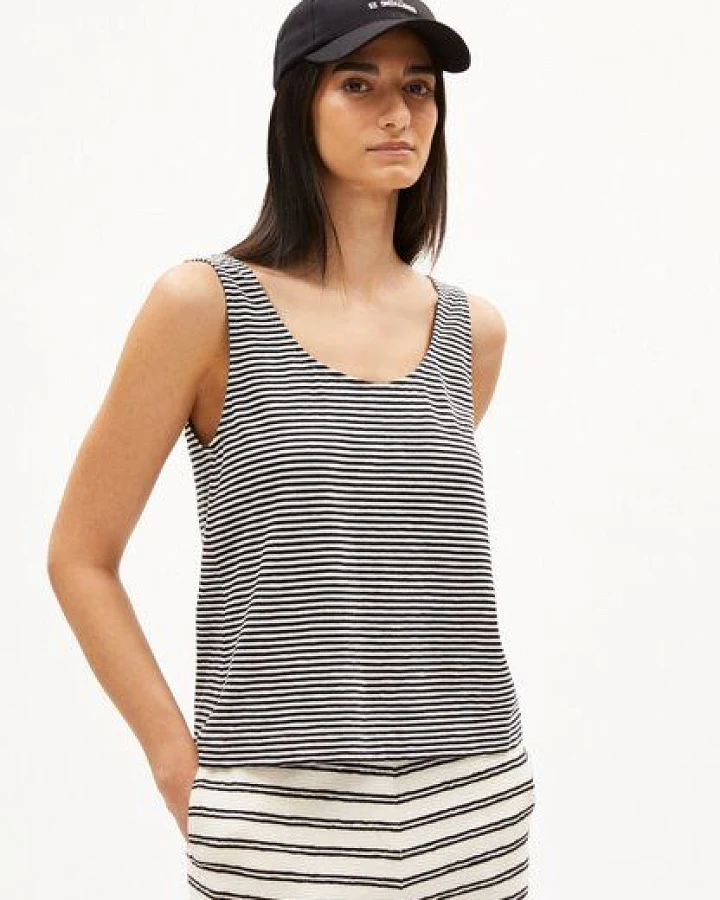 Produktseite: ARMEDANGELS MINAAMI LITA Damen Top aus Bio-Baumwolle