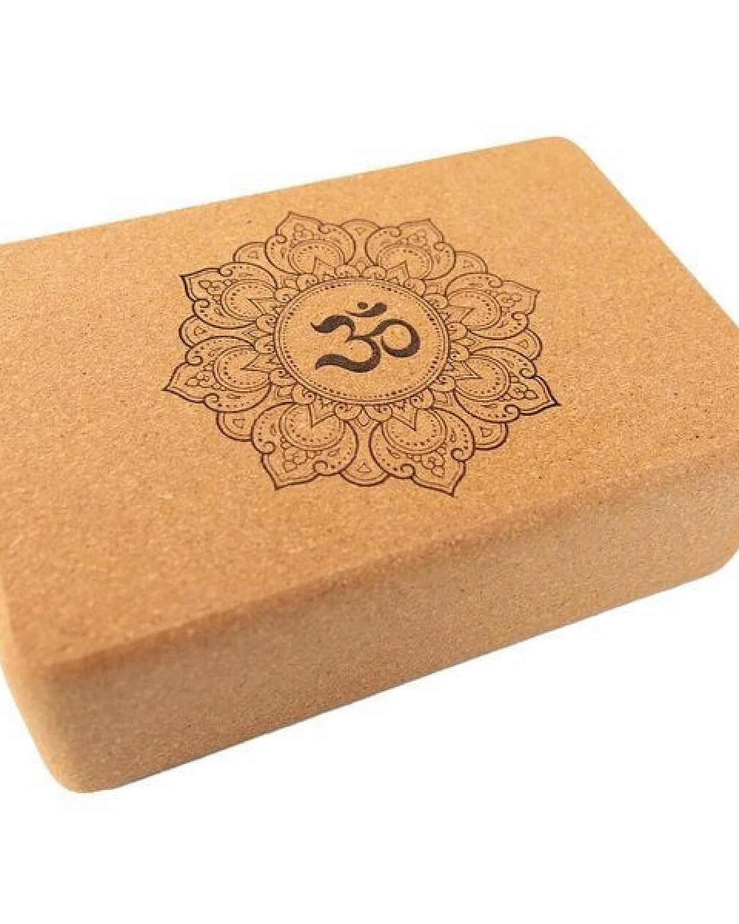Divasya Yogablock "natural touch" aus Kork / mittlere Größe / abgerundete Ecken – Ansicht 3