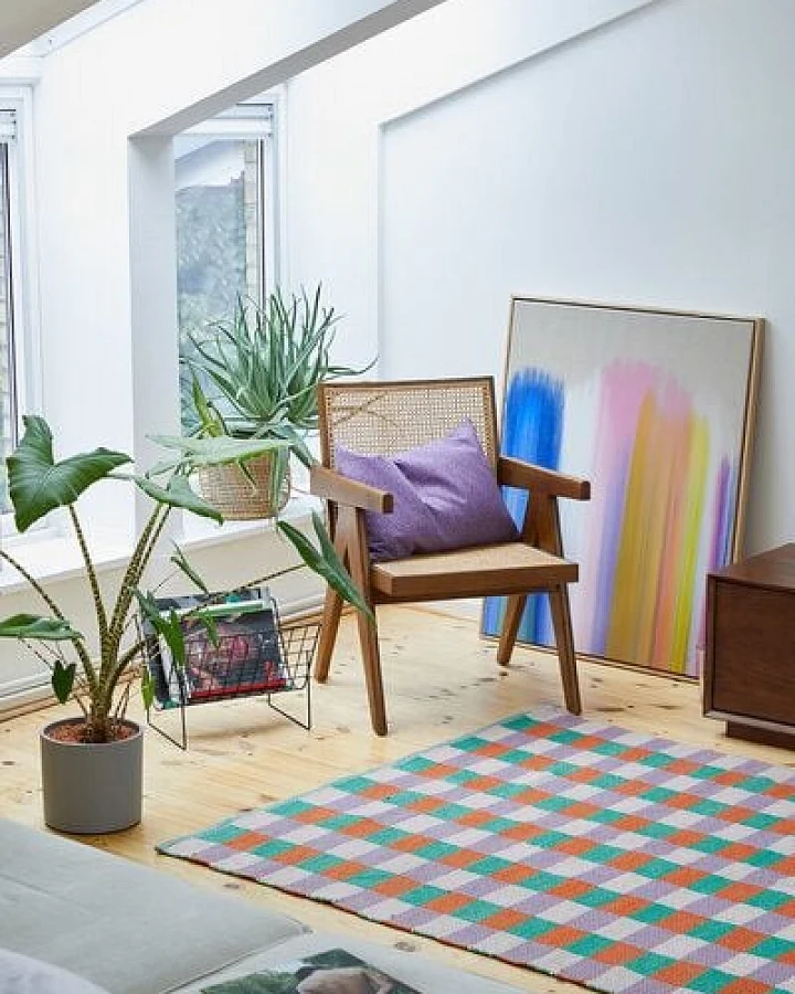 liv interior Recycelter In-/Outdoor Teppich SQUARE