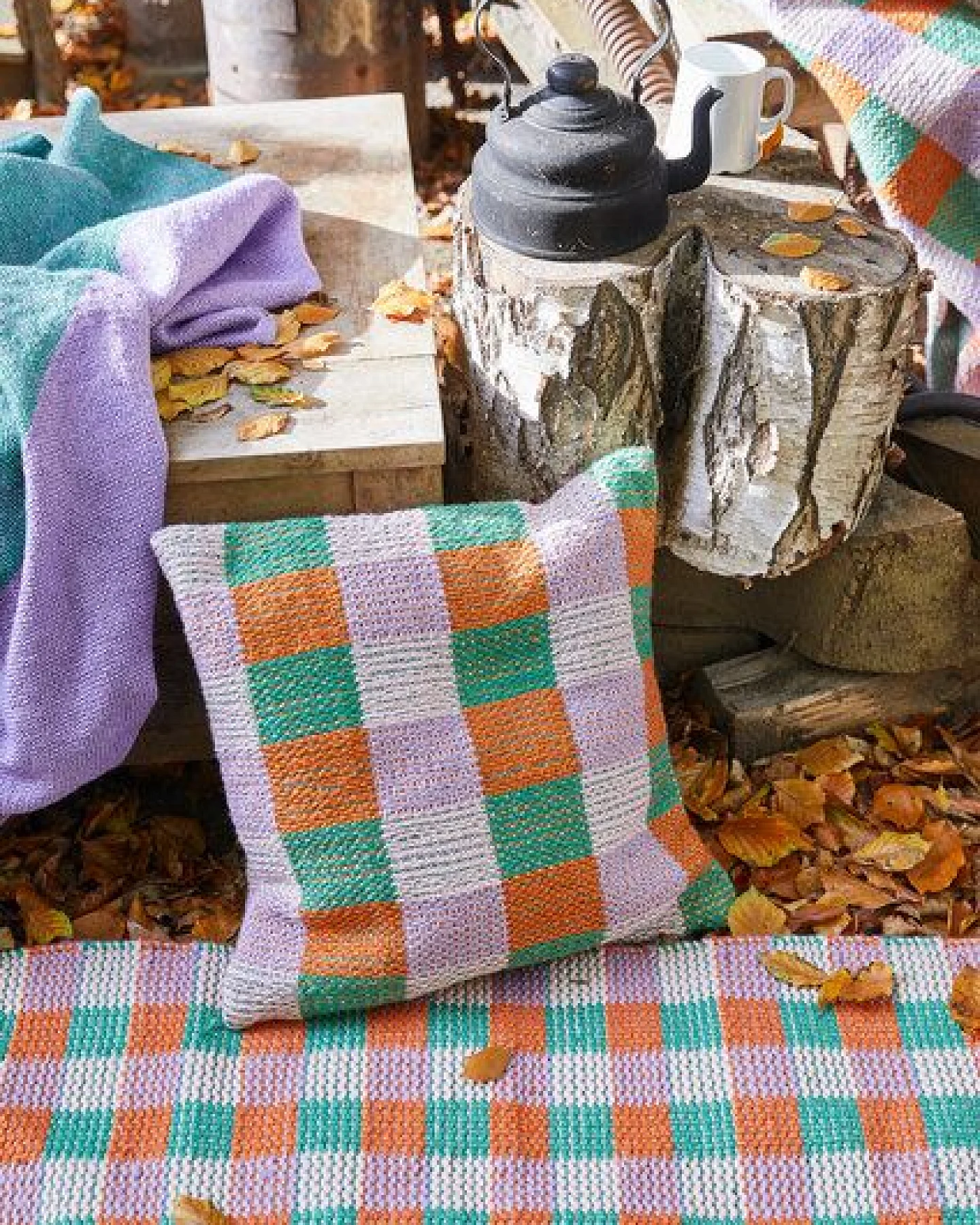 liv interior Recycelter In-/Outdoor Teppich SQUARE – Ansicht 2