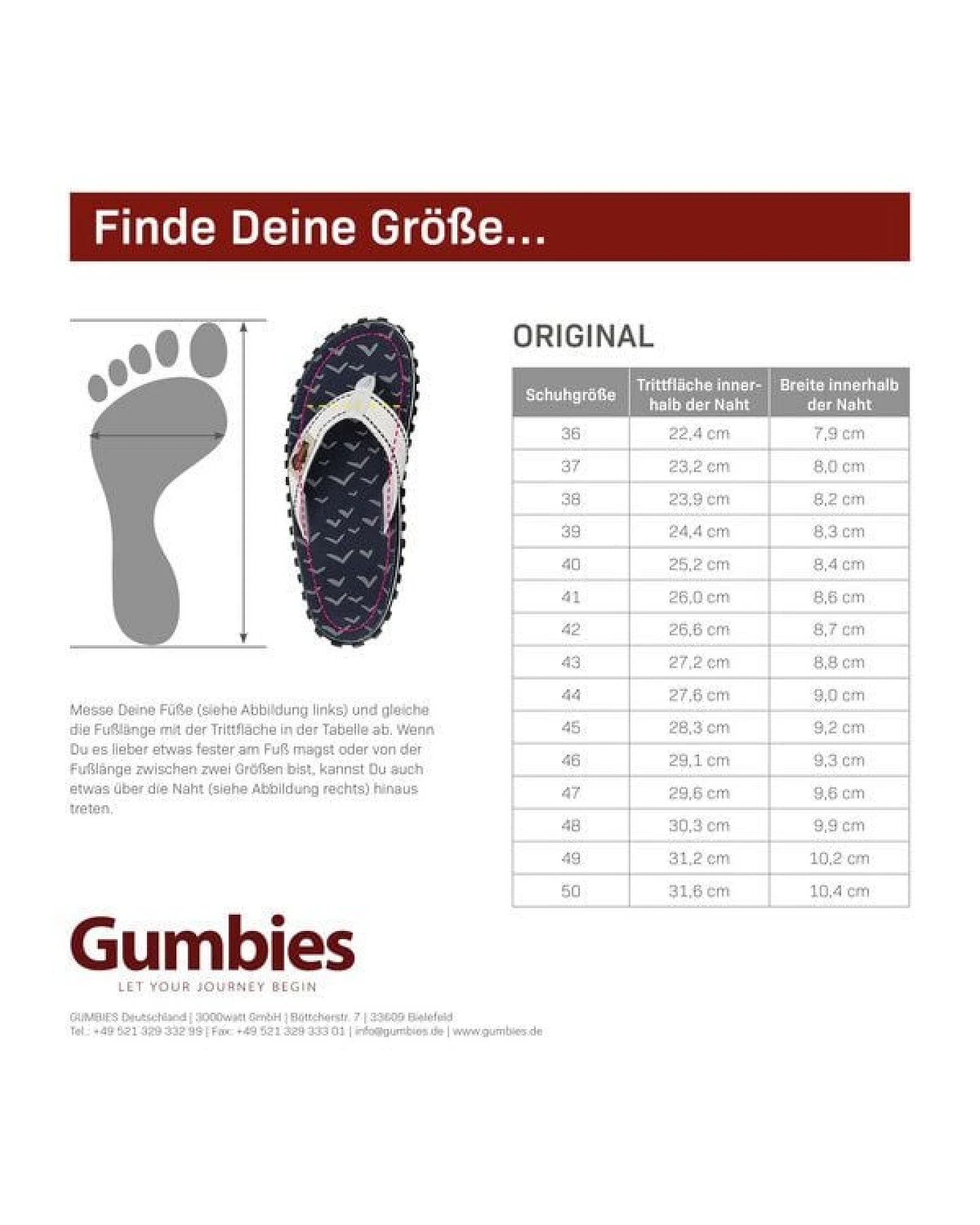 GUMBIES Original - Nachhaltige Zehentrenner in vielen Farben – Ansicht 4