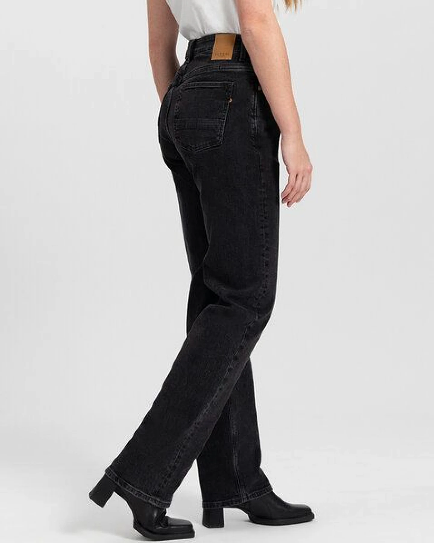 Kuyichi Jeans - Rosa Straight - aus Bio-Baumwolle – Ansicht 3