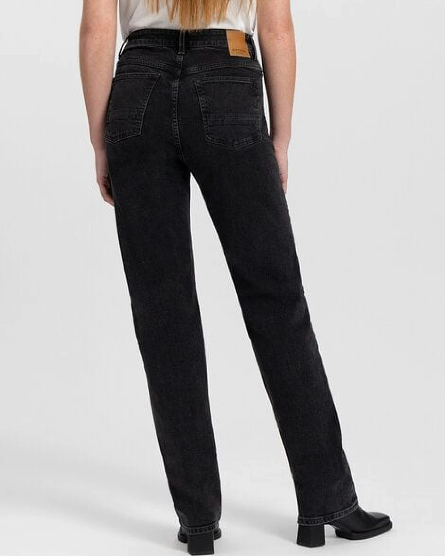 Kuyichi Jeans - Rosa Straight - aus Bio-Baumwolle – Ansicht 4