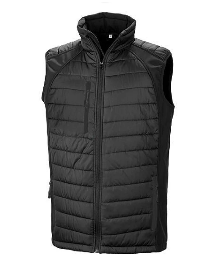 Result Genuine Recycled Reduzierte Herren Weste Steppweste Atmungsaktiv Wasserabweisend Bodywarmer bis Größe 4XL Wattiert Padded Übergangsweste