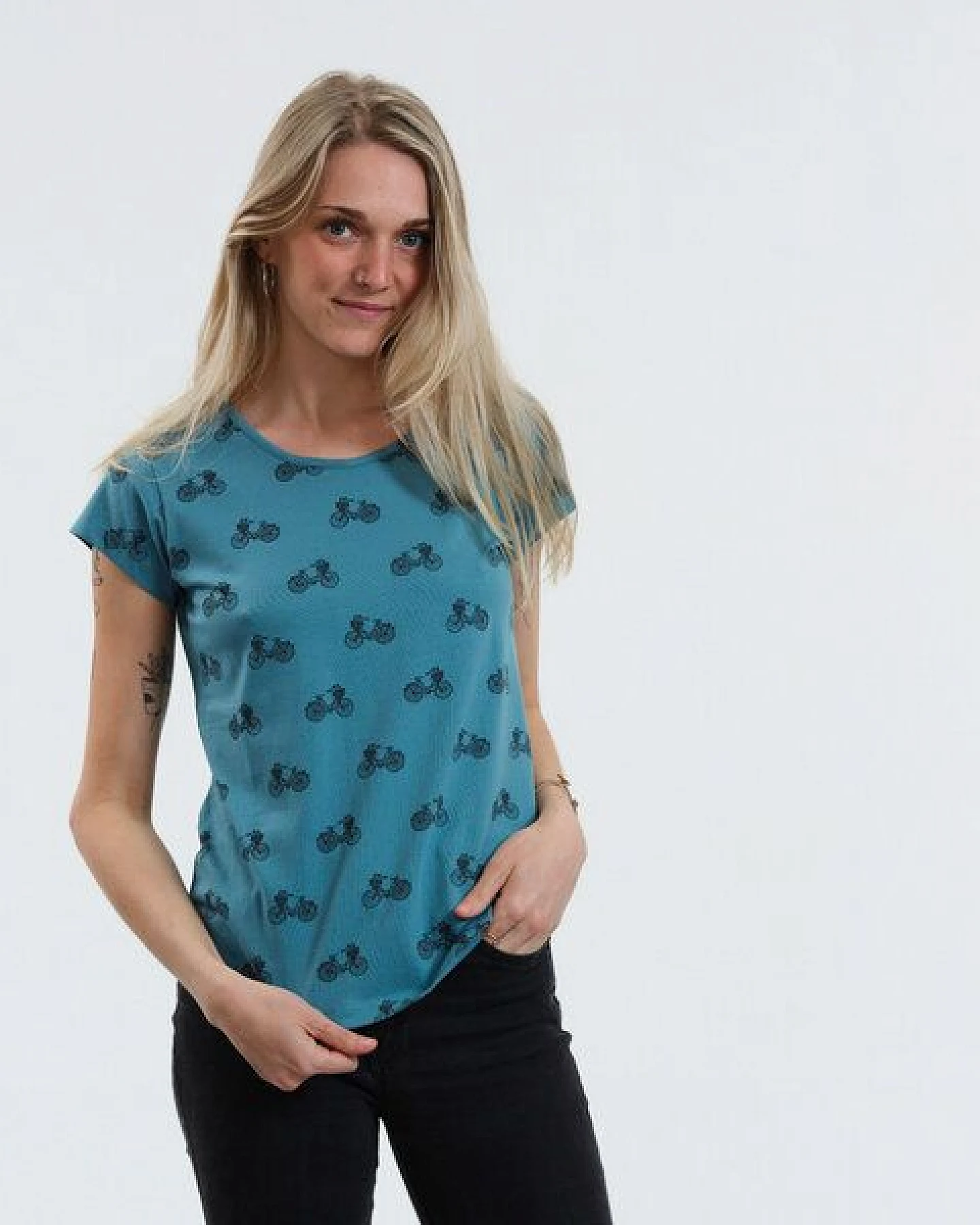 GARY MASH Shirt Asheville Fahrräder aus Bio-Baumwolle – Ansicht 2