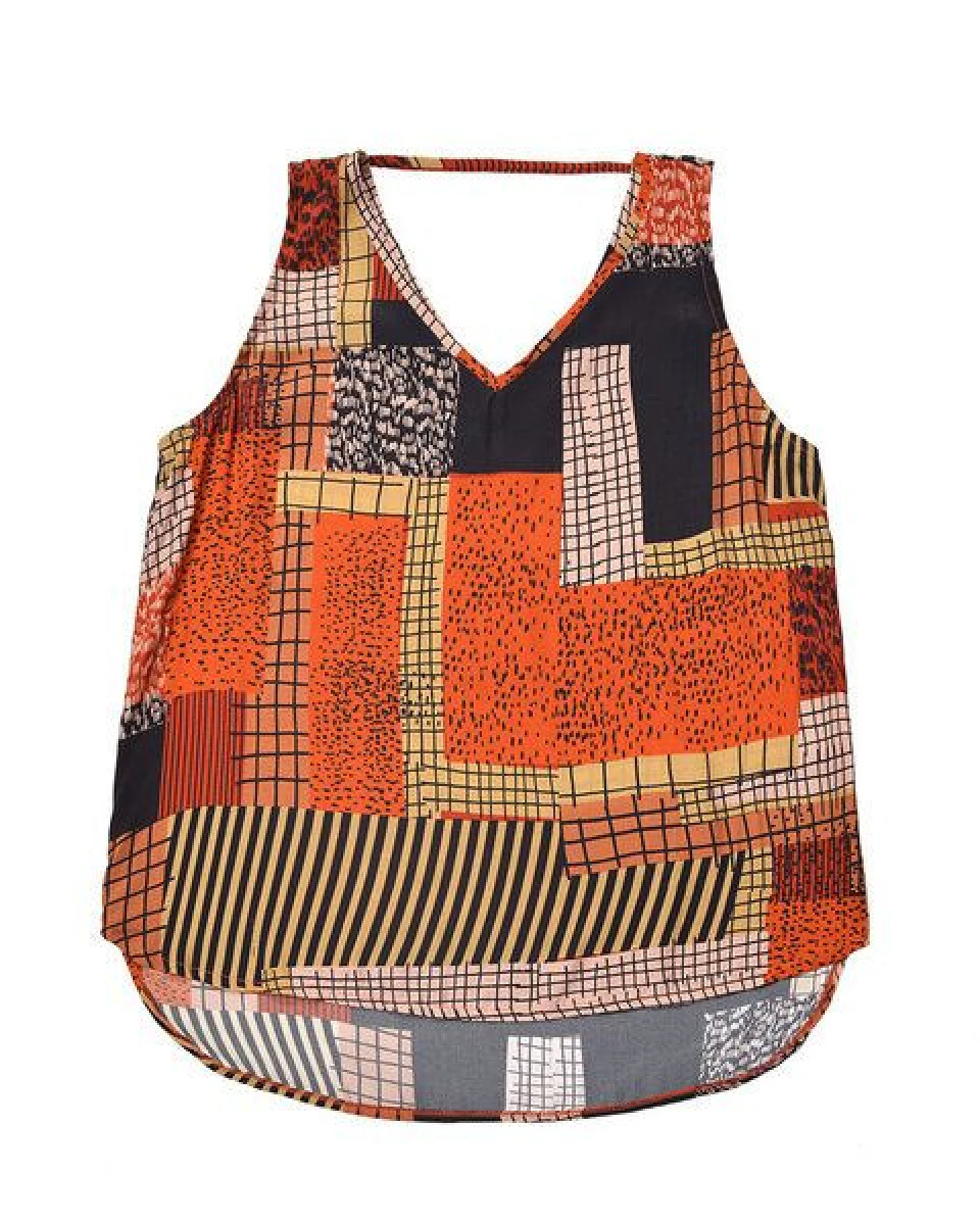 WiDDA berlin Top VAU Ethno Print aus Viskose Deadstock Fabric – Ansicht 2