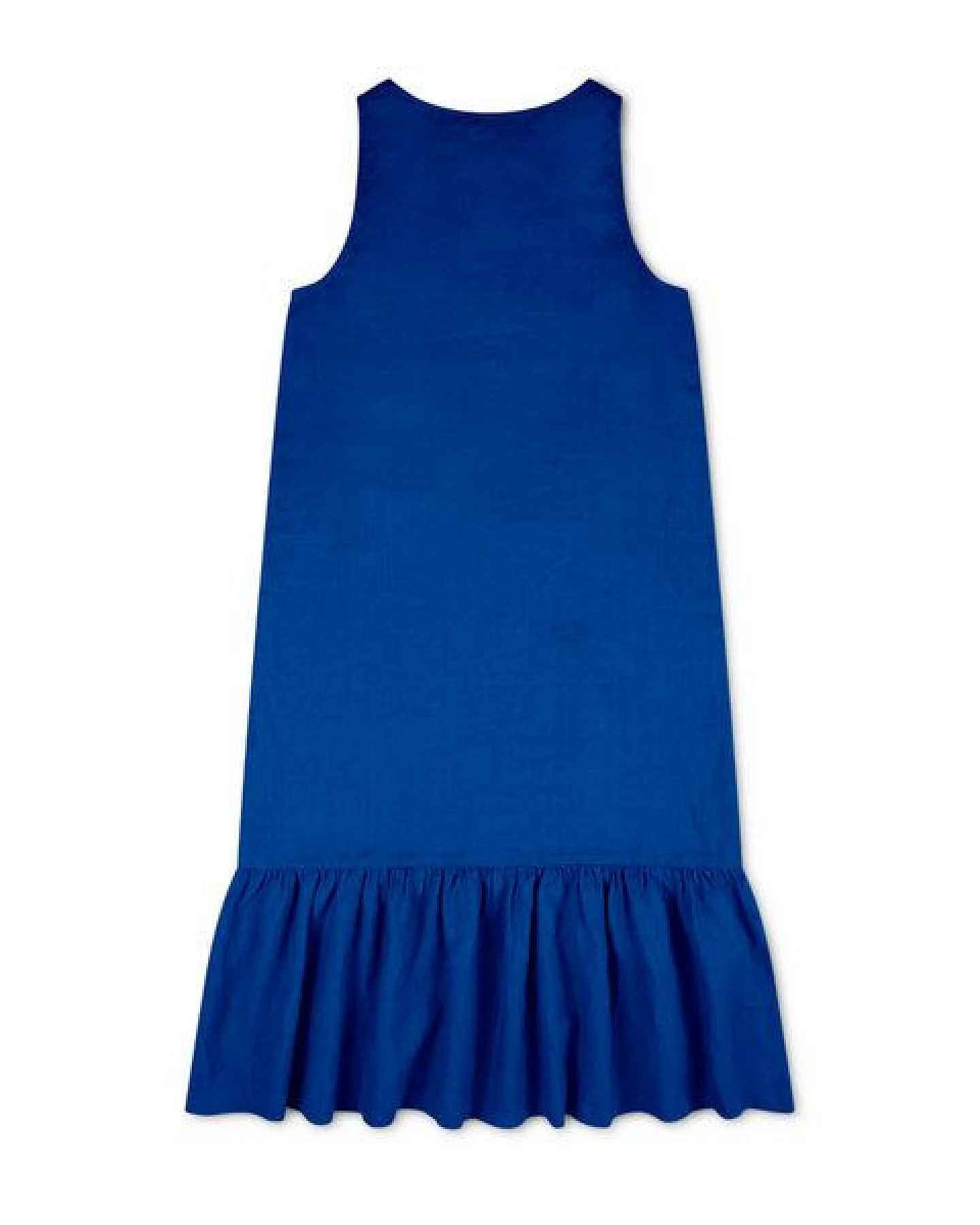 Matona Langes Kleid mit Rüschen für Frauen aus Leinen / Frill Dress – Ansicht 3