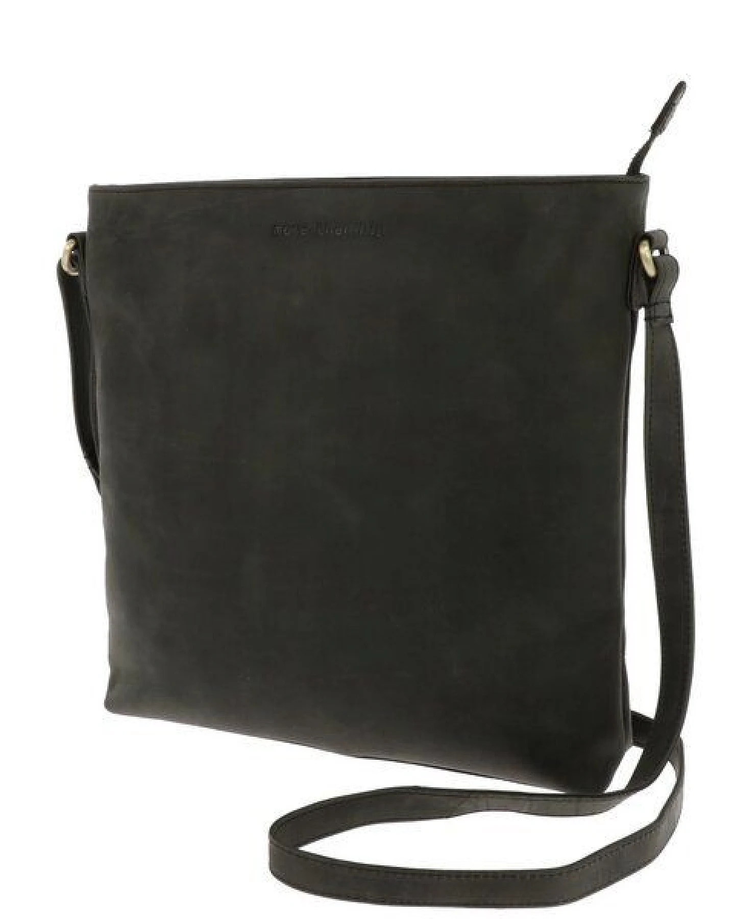 MoreThanHip Crossbody umhängetasche aus mattem Vintage Öko-Leder - Bryony braun oder schwarz – Ansicht 3