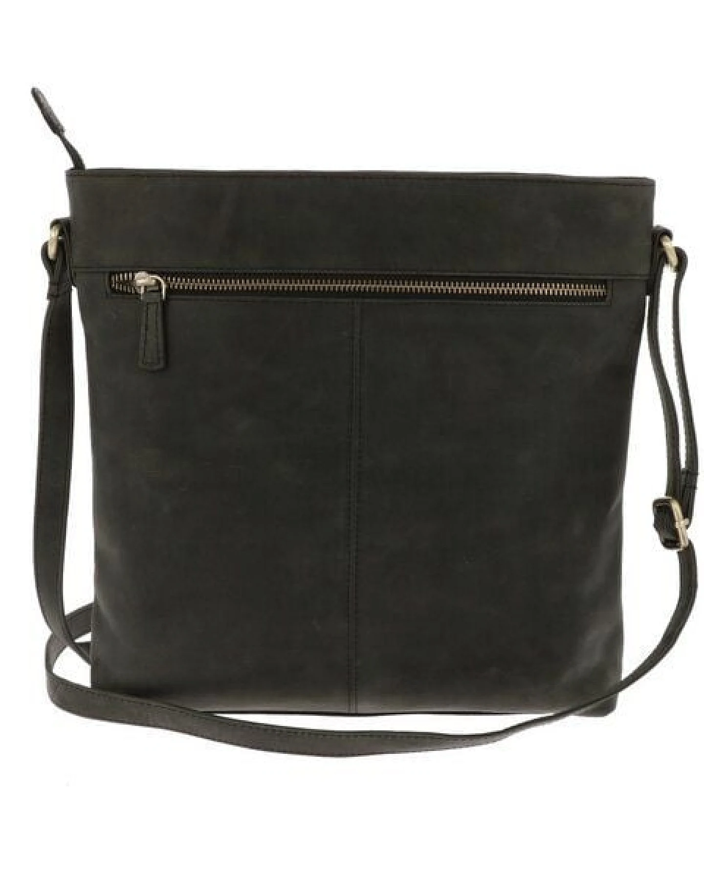 MoreThanHip Crossbody umhängetasche aus mattem Vintage Öko-Leder - Bryony braun oder schwarz – Ansicht 4