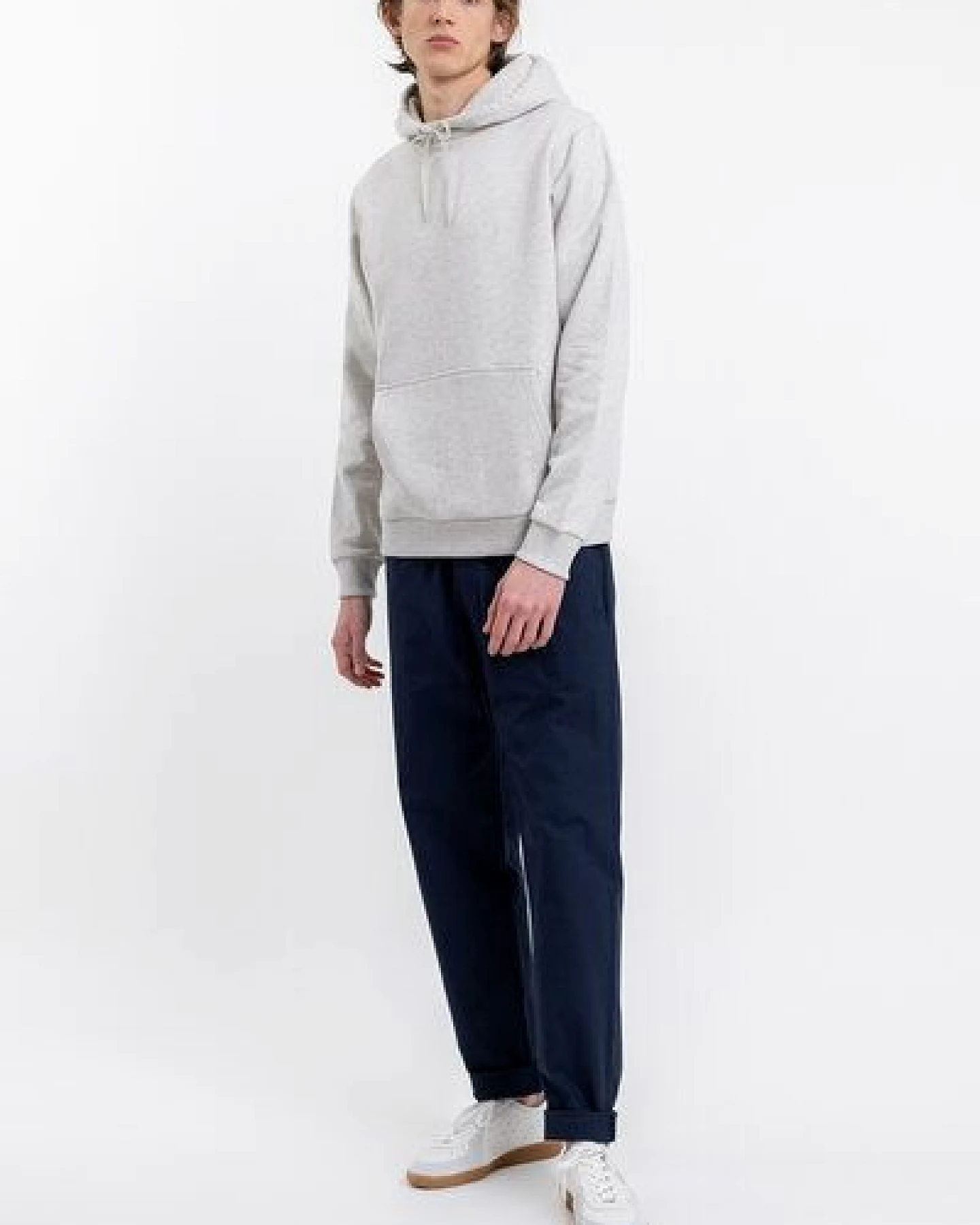 Rotholz Logo Hoodie aus Bio-Baumwolle – Ansicht 2