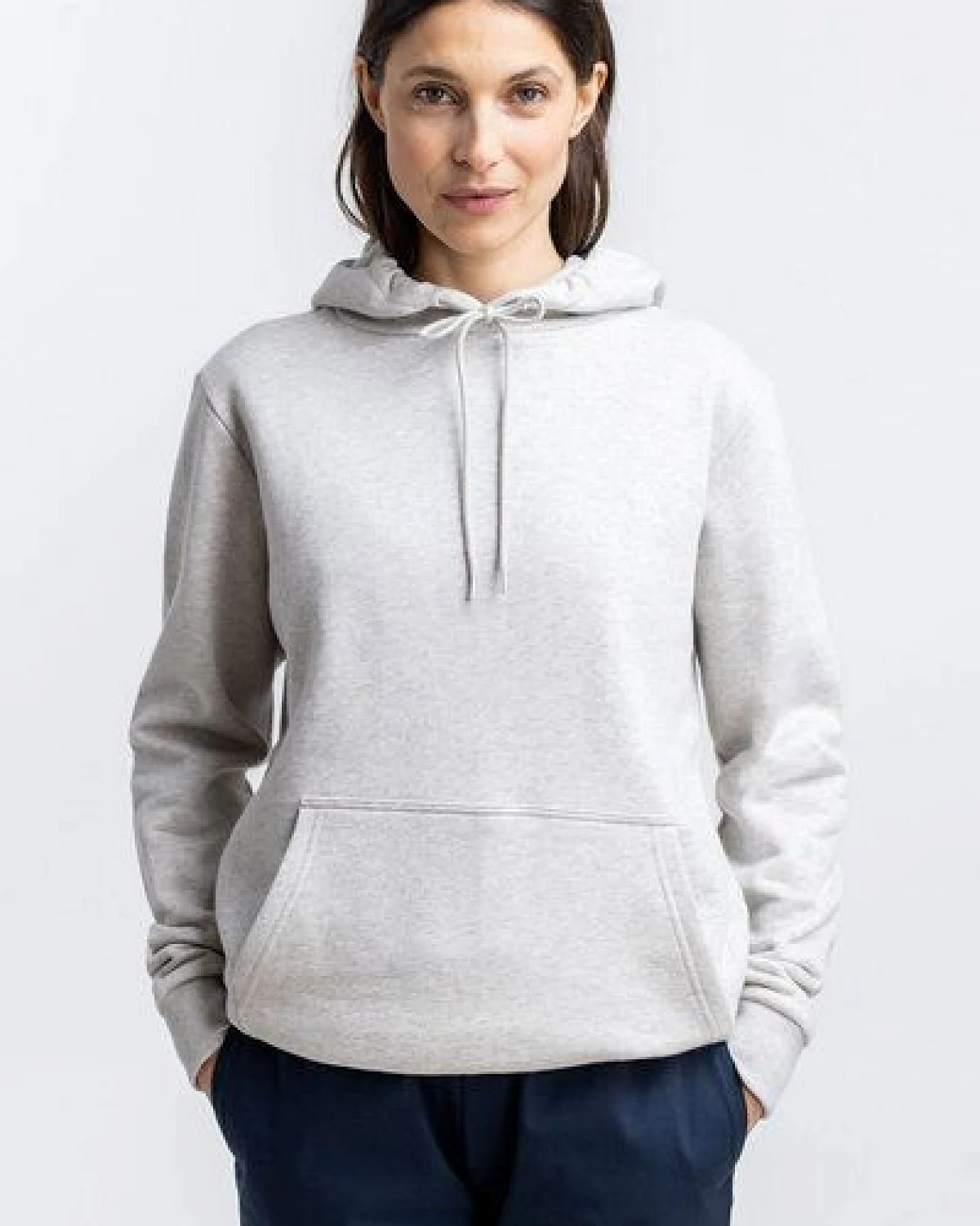 Rotholz Logo Hoodie aus Bio-Baumwolle – Ansicht 2