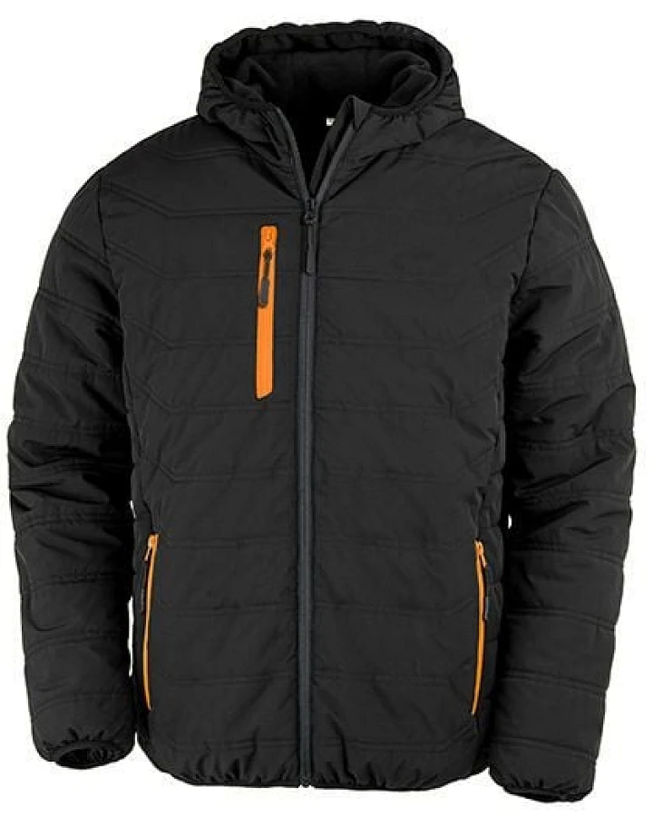 Schwarz/Orange