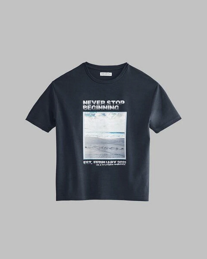 T-Shirt Unisex BEARTH Print Bio-Baumwolle (m)