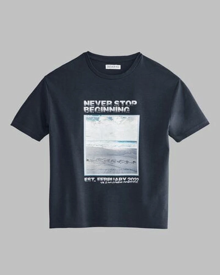 T-Shirt Unisex BEARTH Print Bio-Baumwolle (m)
