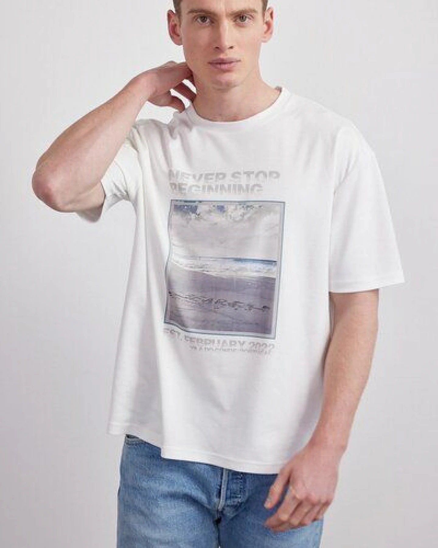 T-Shirt Unisex BEARTH Print Bio-Baumwolle (m) – Ansicht 2