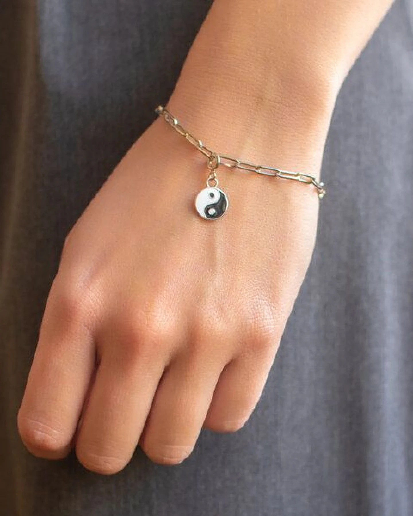 Paeoni Colors Klassisches Gliederarmband aus 18k Gold Vermeil, 925 Sterling Silber – Ansicht 2