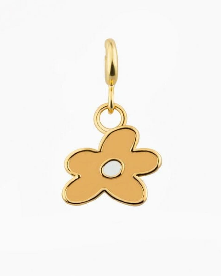 Paeoni Colors Blumen-Anhänger aus 18k Gold Vermeil, 925 Sterling Silber