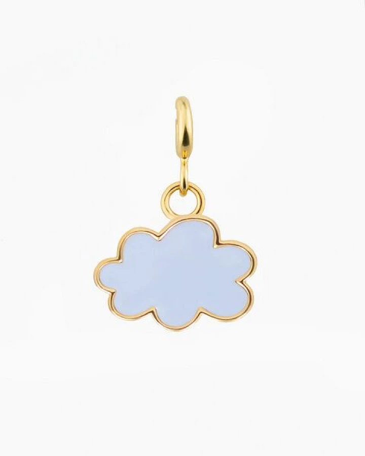 Paeoni Colors Wolken-Anhänger aus 18k Gold Vermeil, 925 Sterling Silber