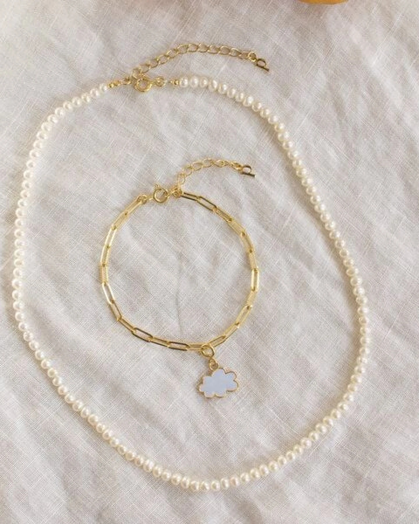 Paeoni Colors Wolken-Anhänger aus 18k Gold Vermeil, 925 Sterling Silber – Ansicht 4