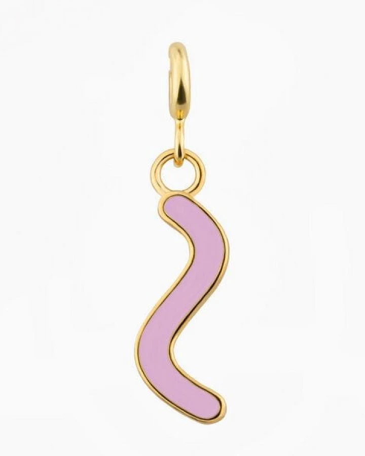 Paeoni Colors Curvy-Anhänger aus 18k Gold Vermeil, 925 Sterling Silber