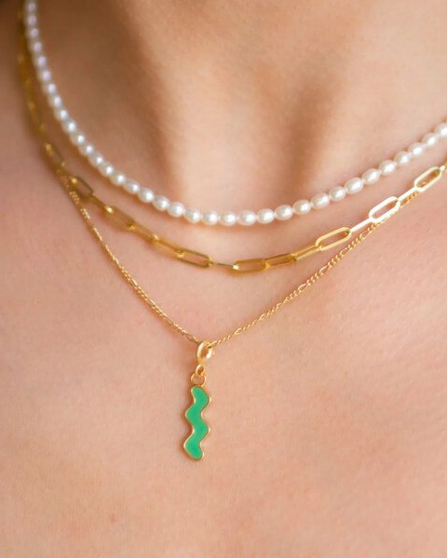 Paeoni Colors Mirage-Anhänger aus 18k Gold Vermeil, 925 Sterling Silber – Ansicht 3