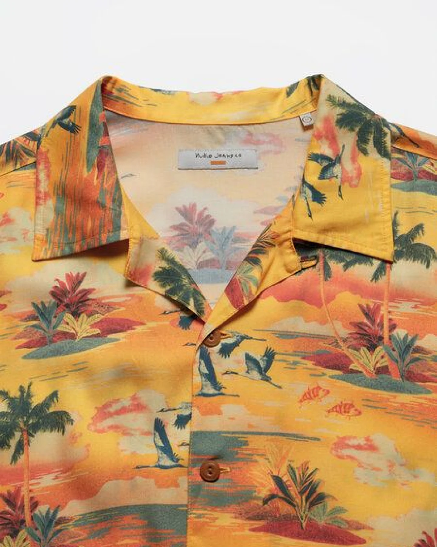 Nudie Jeans Hemd Arvid Hawaii – Ansicht 4