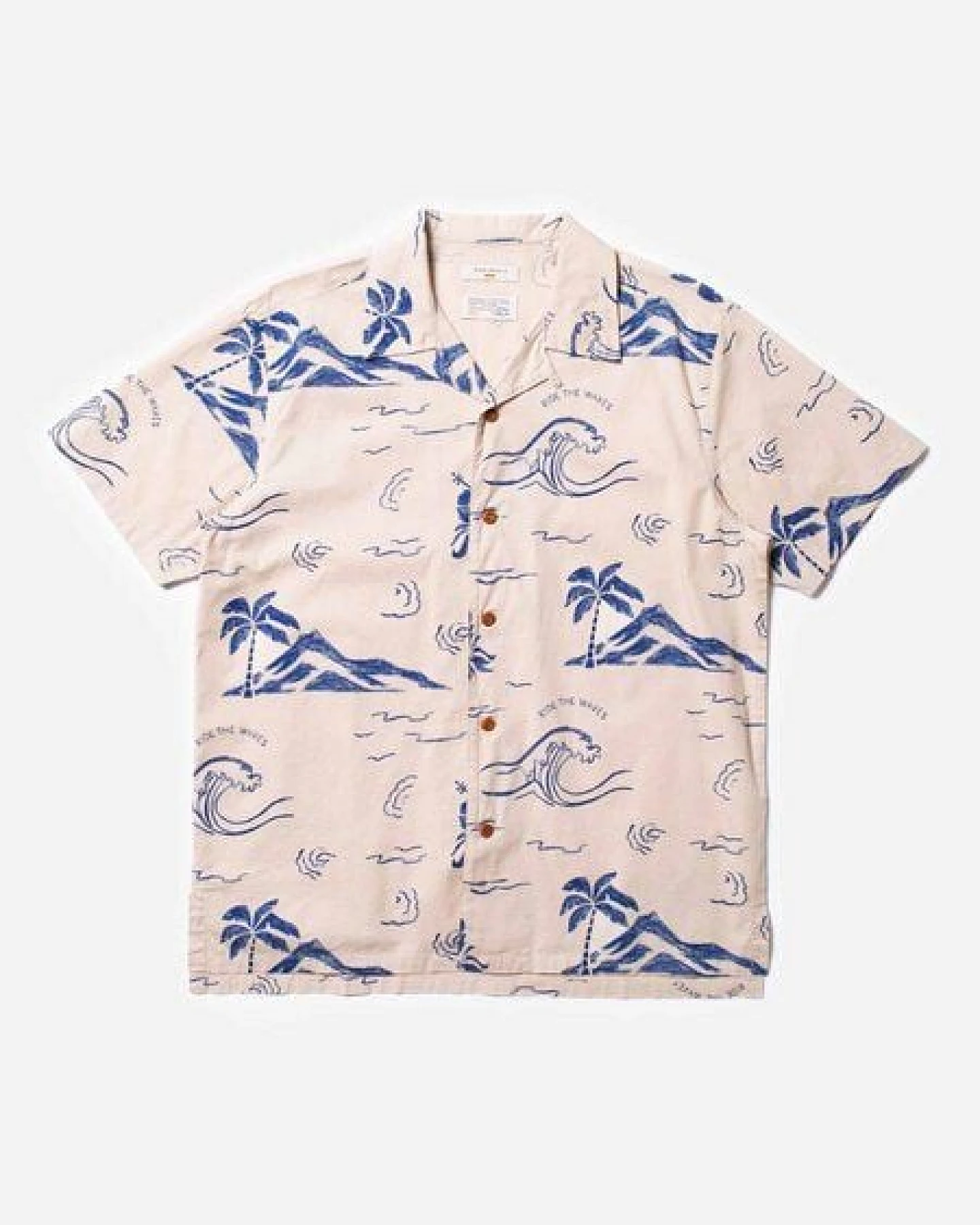 Nudie Jeans Hemd Arvid Hawaii – Ansicht 4