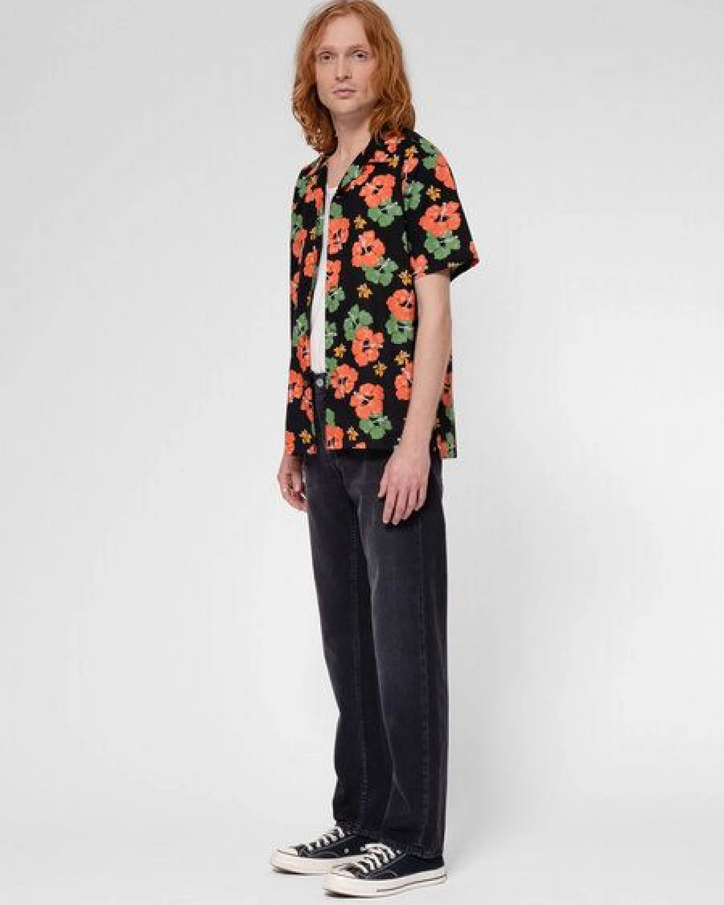 Nudie Jeans Hemd Arvid Hawaii – Ansicht 2