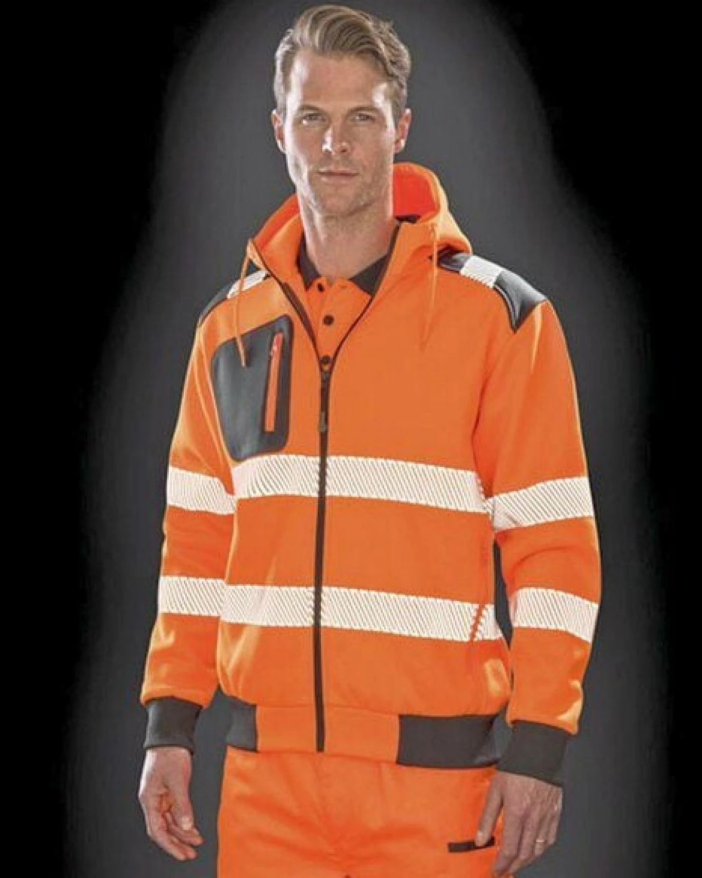 Result Genuine Recycled Sicherheits Softshelljacke Berufbekleidung Reflektierend bis Gr.3XL Warnschutz – Ansicht 2