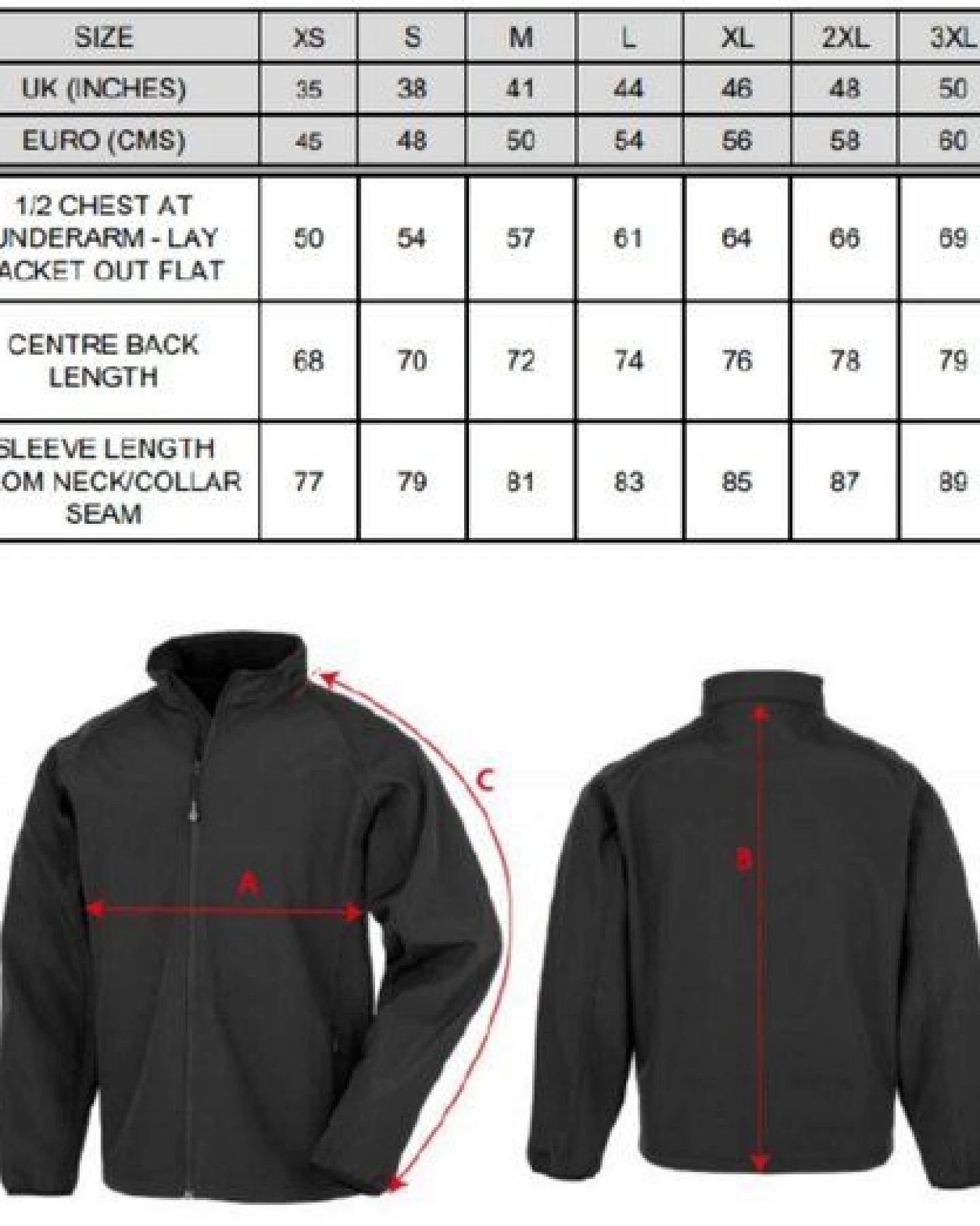Result Genuine Recycled Herren Men Atmungsaktive Softshell - Jacke mit Stehkragen bis Gr. 3XL – Ansicht 4