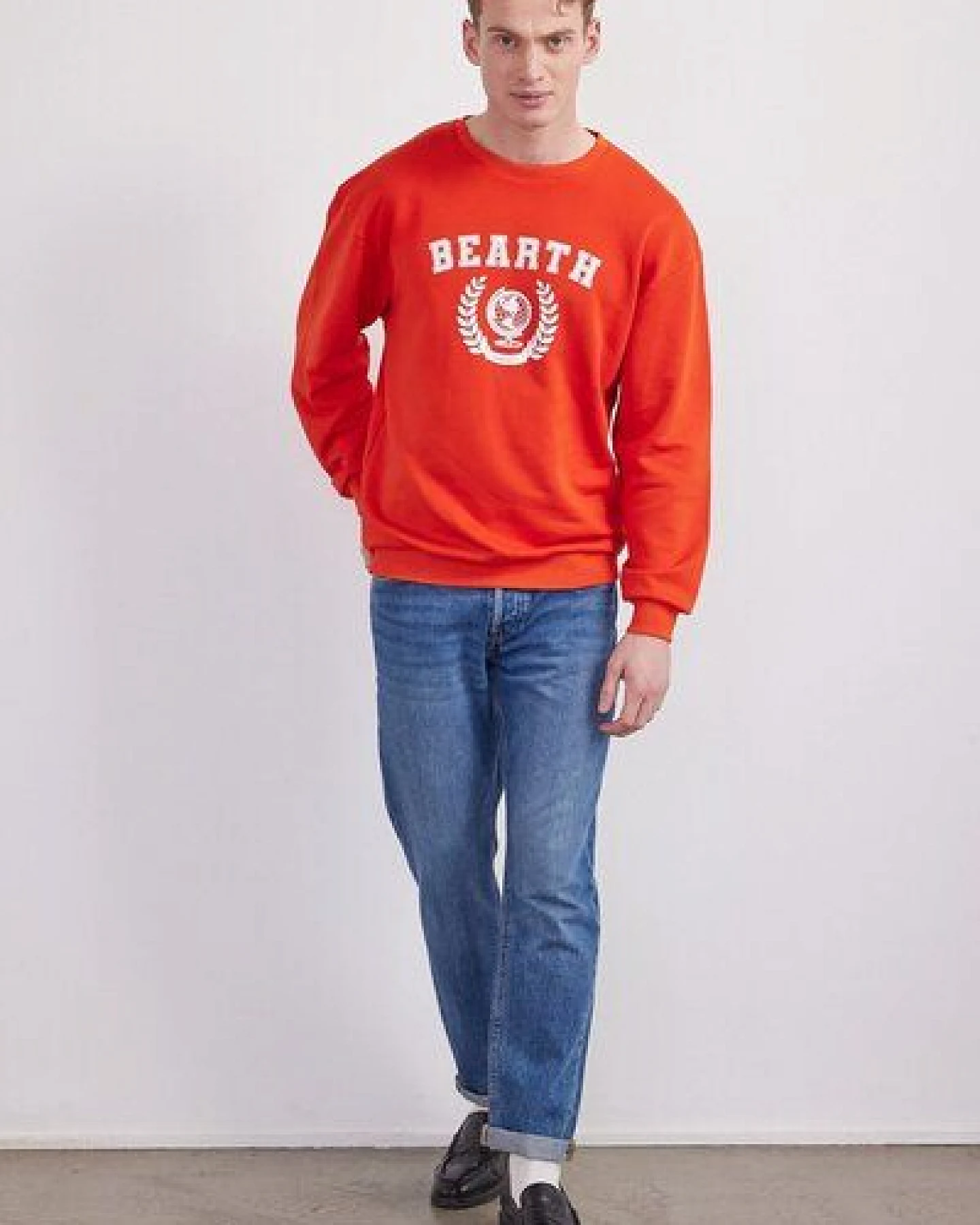 BEARTH Sweatshirt Unisex College Print Bio-Baumwolle (m) – Ansicht 2