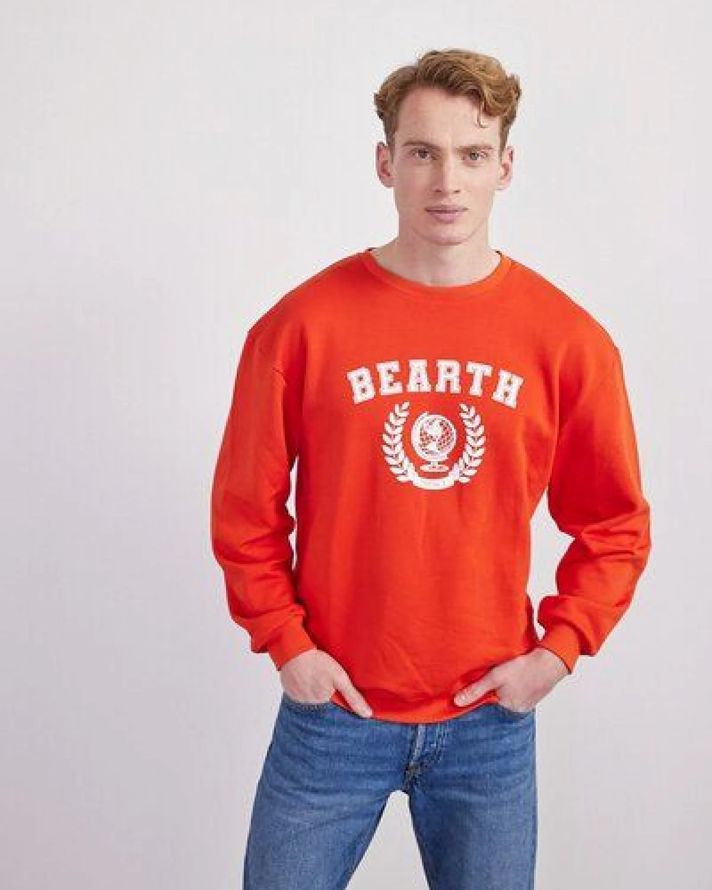BEARTH Sweatshirt Unisex College Print Bio-Baumwolle (m) – Ansicht 2