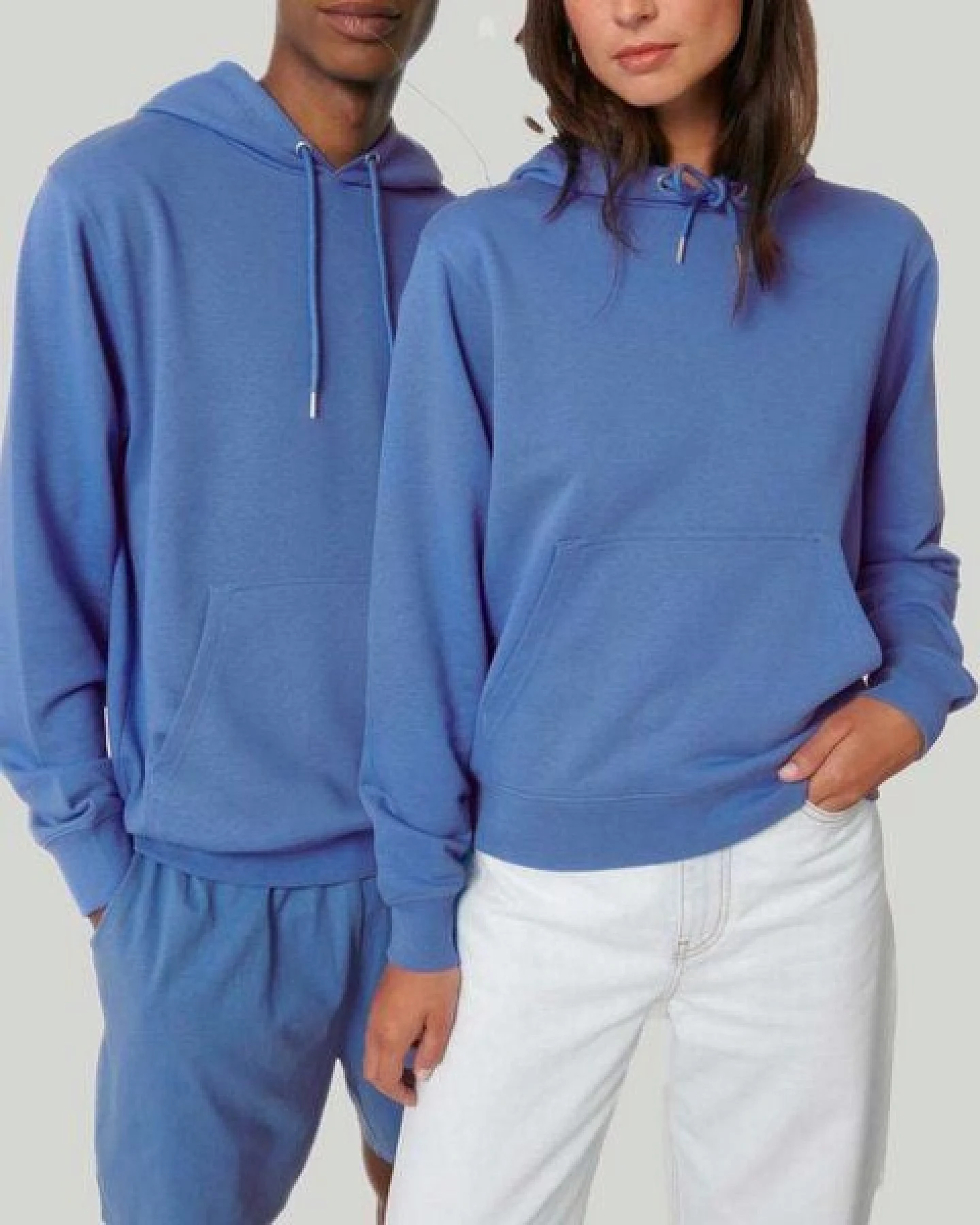 YTWOO Nachhaltiger Unisex Hoodie aus Bio-Baumwolle und recyceltem PET; Terry – Ansicht 2