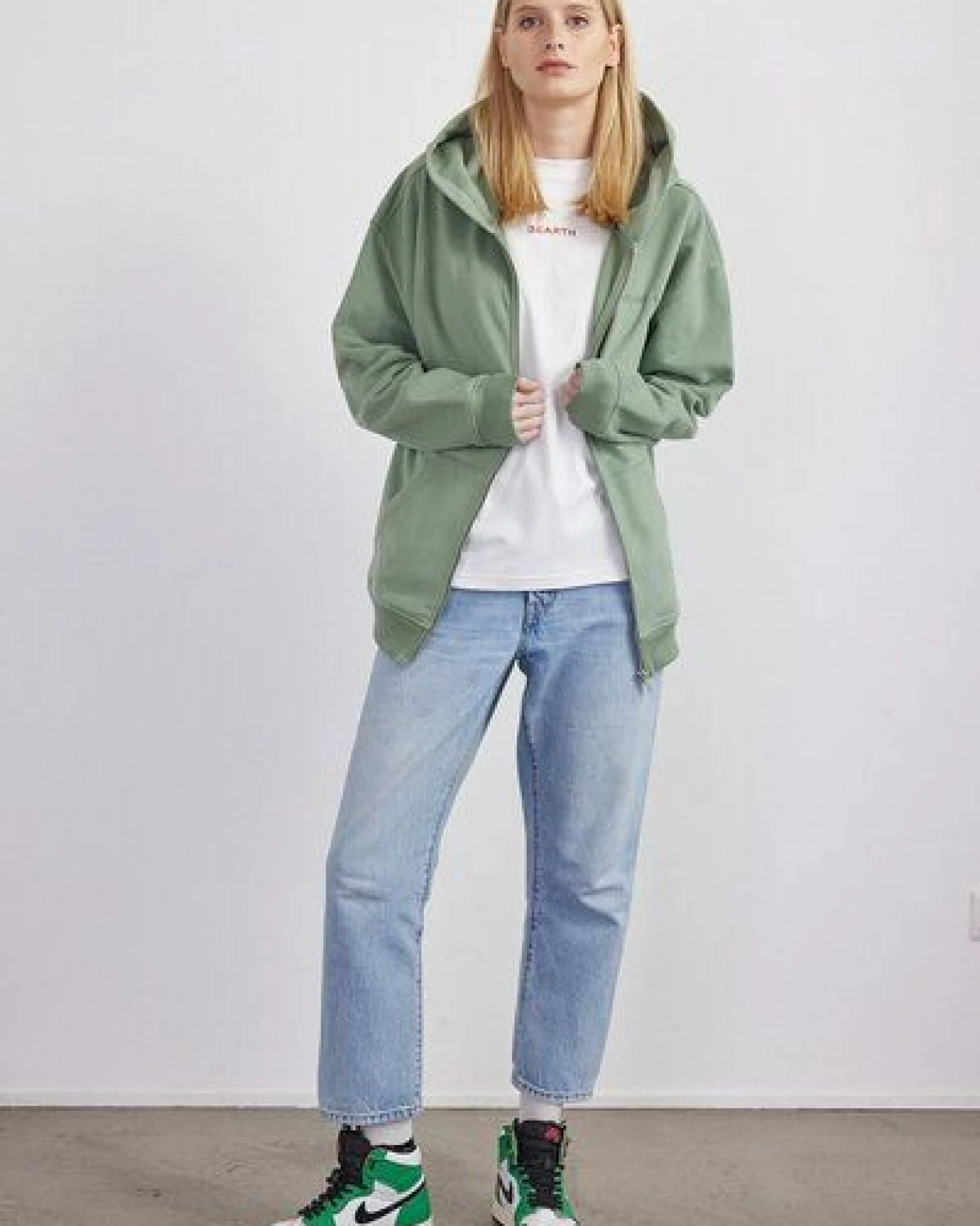 BEARTH Zip Hoodie Unisex Bio-Baumwoll Mix – Ansicht 3