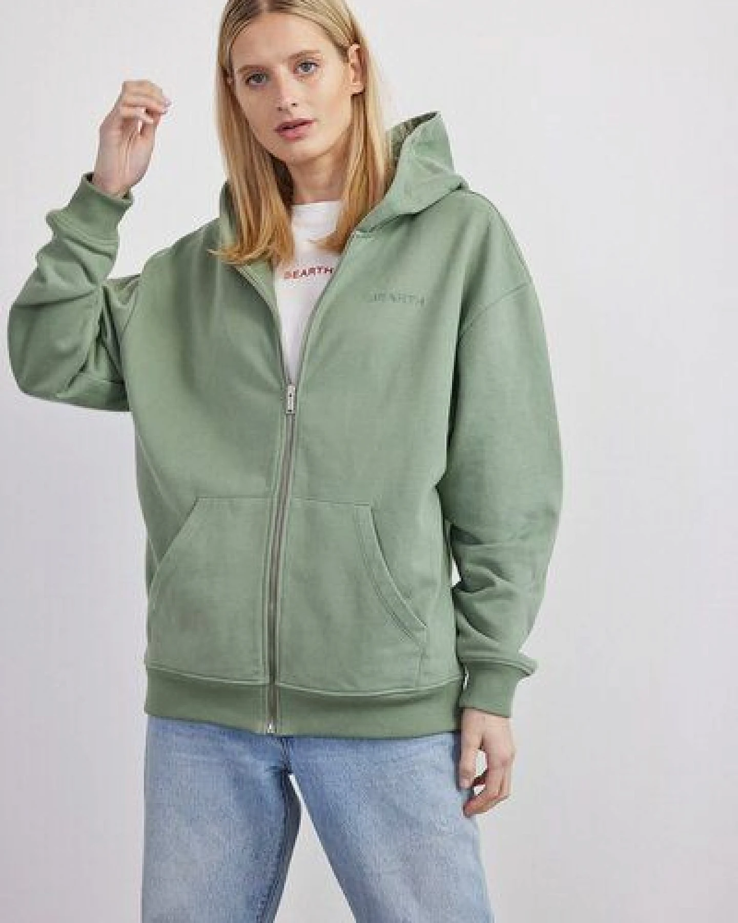 BEARTH Zip Hoodie Unisex Bio-Baumwoll Mix – Ansicht 3