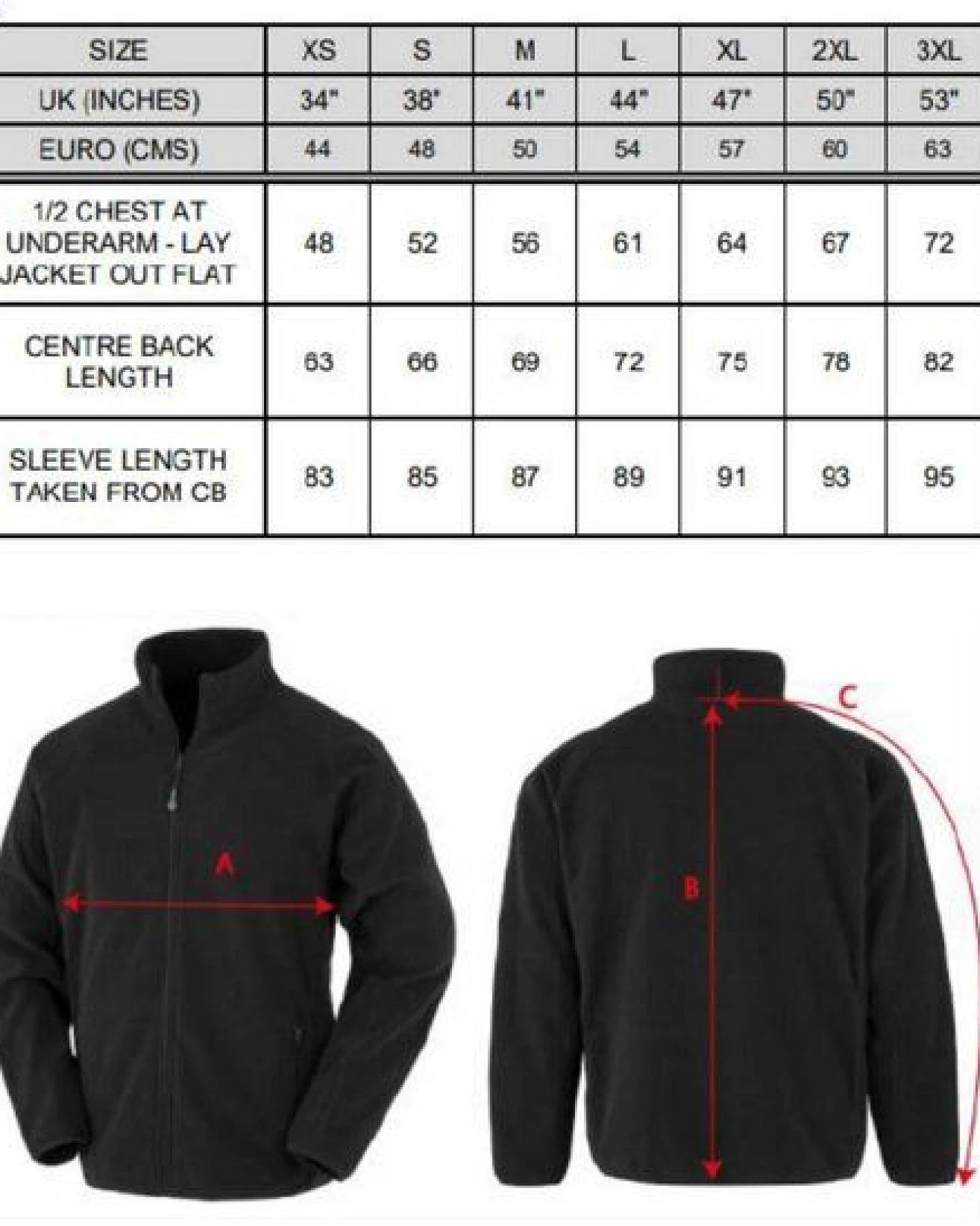 Result Genuine Recycled Unisex Recycelte warme Fleecejacke Atmungsaktiv bis Gr.4XL – Ansicht 3