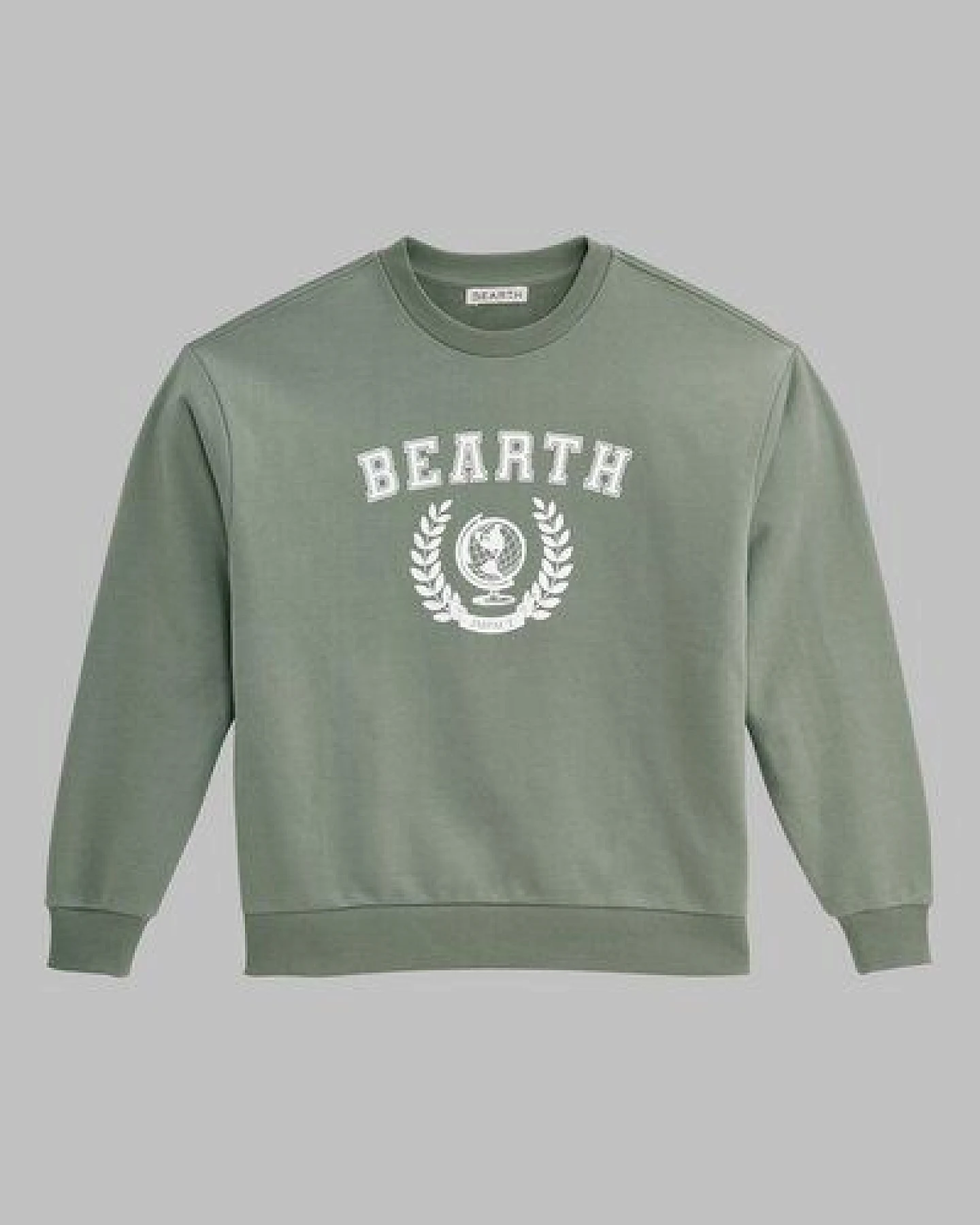 BEARTH Sweatshirt Unisex College Print Bio-Baumwoll Mix – Ansicht 3