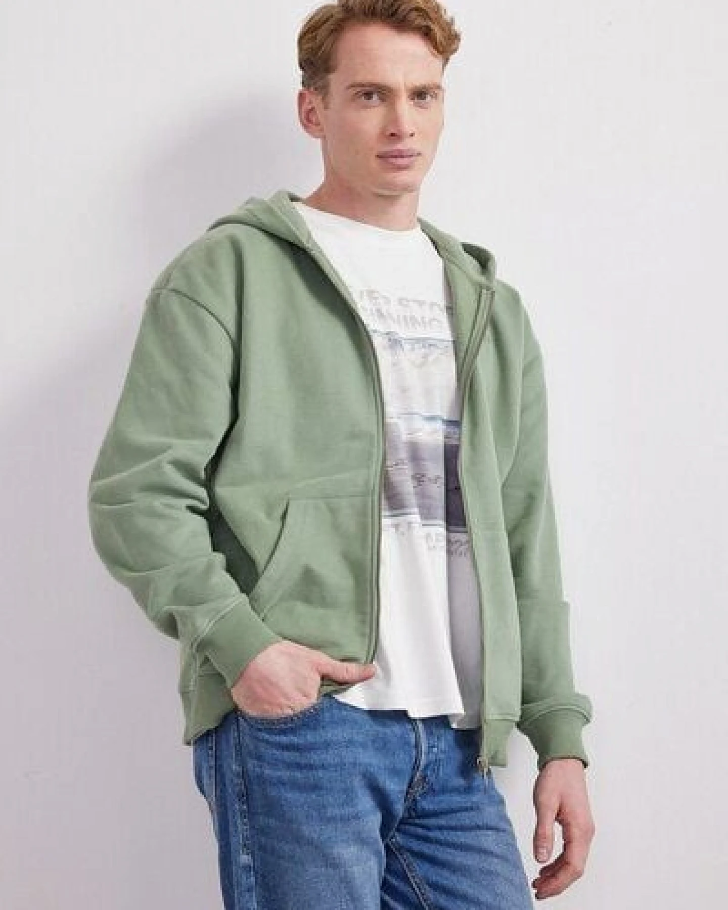 BEARTH Zip Hoodie Unisex Bio-Baumwoll Mix (m) – Ansicht 3