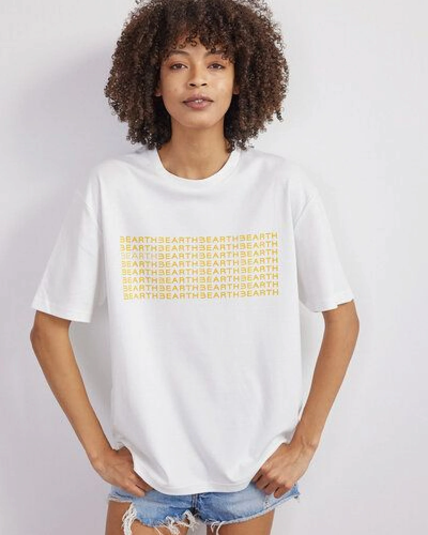 T-Shirt Unisex BEARTH Scan Code Print Bio-Baumwolle – Ansicht 2