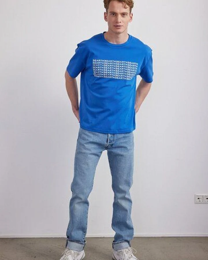 T-Shirt Unisex BEARTH Scan Code Print Bio-Baumwolle