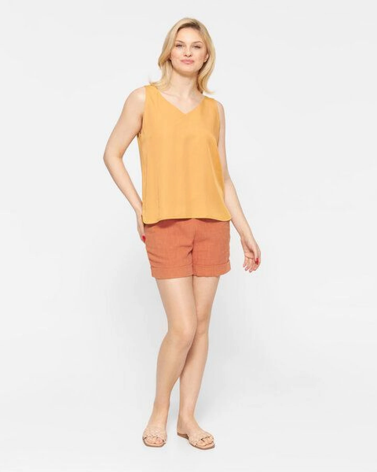 WiDDA berlin Bluse VAU in Gelb aus TENCEL® – Ansicht 3