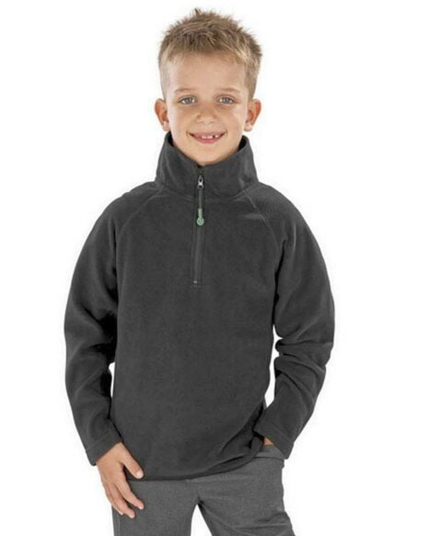 Result Genuine Recycled Kinder Junior Fleecepullover recycelt – Ansicht 2