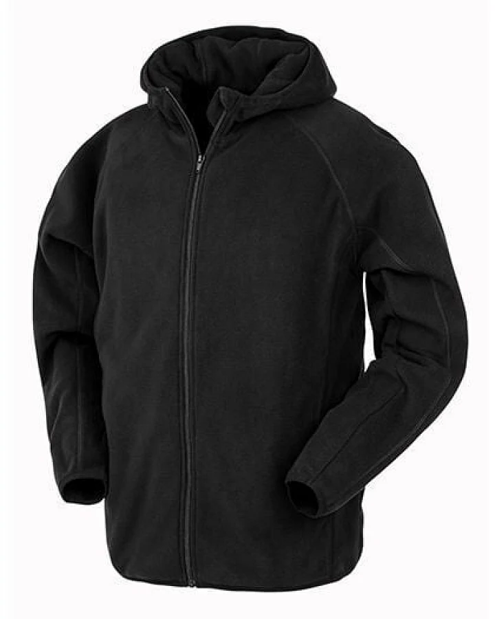 Result Genuine Recycled Recycelte Unisex Fleecejacke mit Kapuze Atmungsaktiv