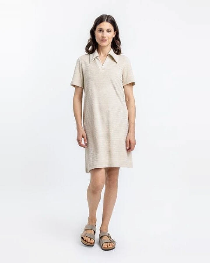 Rotholz Polo Kleid aus Bio Frottee