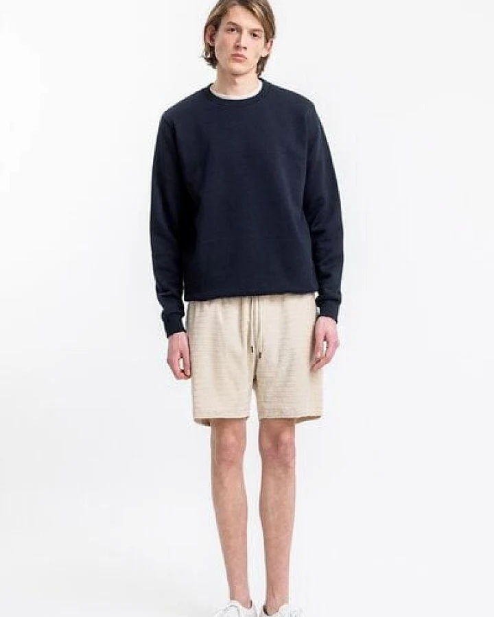 Rotholz Frottee Shorts aus Bio-Baumwolle