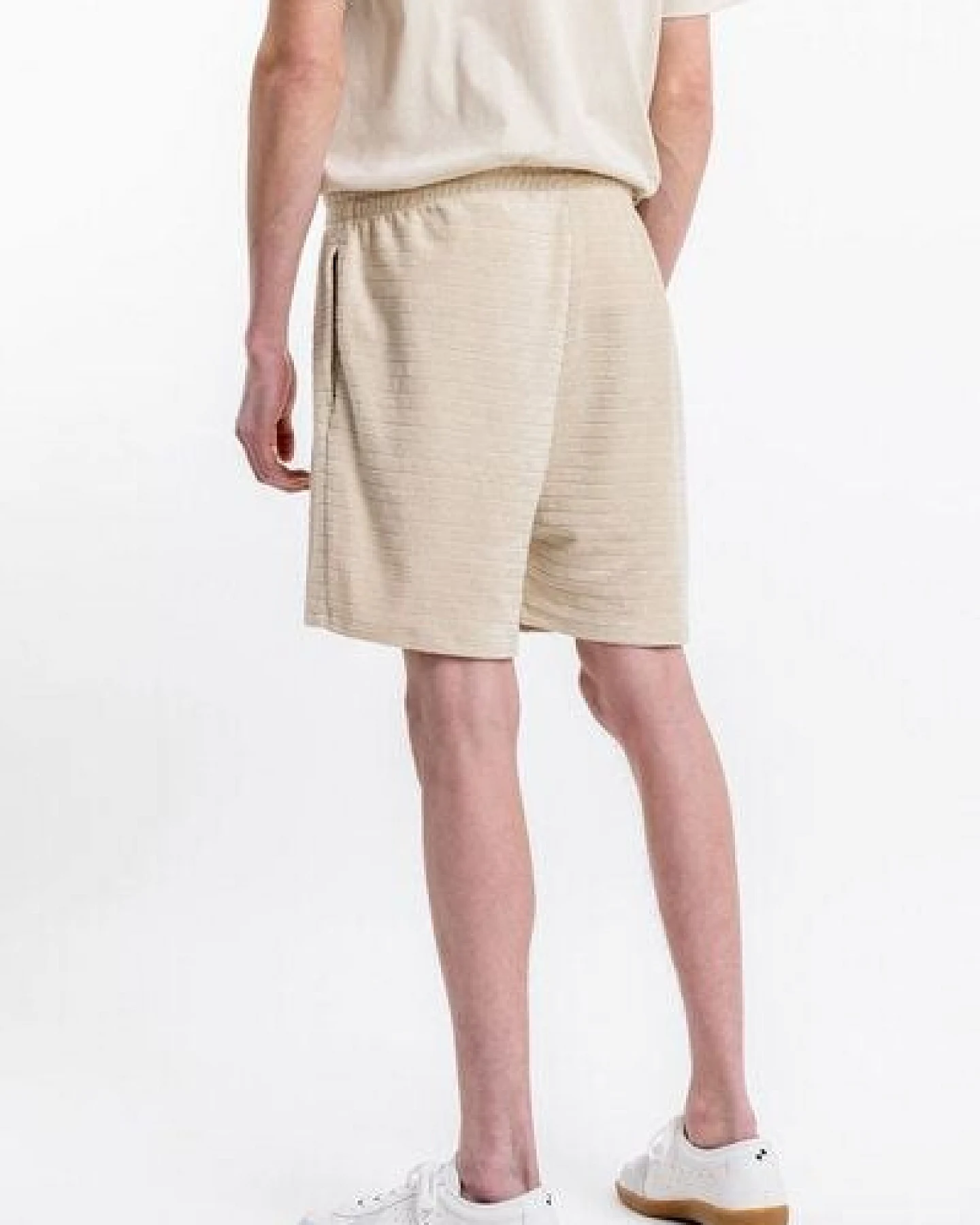 Rotholz Frottee Shorts aus Bio-Baumwolle – Ansicht 4