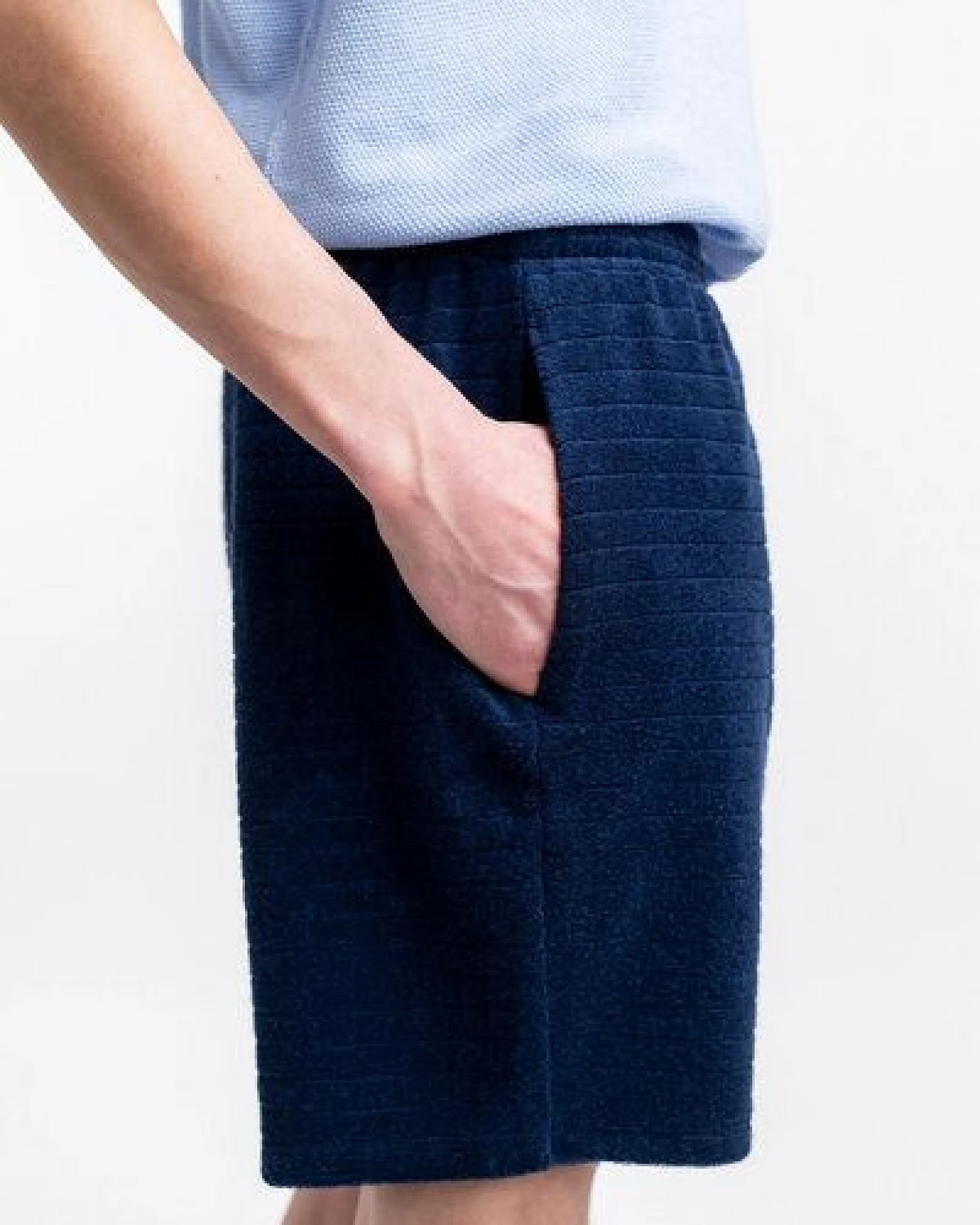 Rotholz Frottee Shorts aus Bio-Baumwolle – Ansicht 2