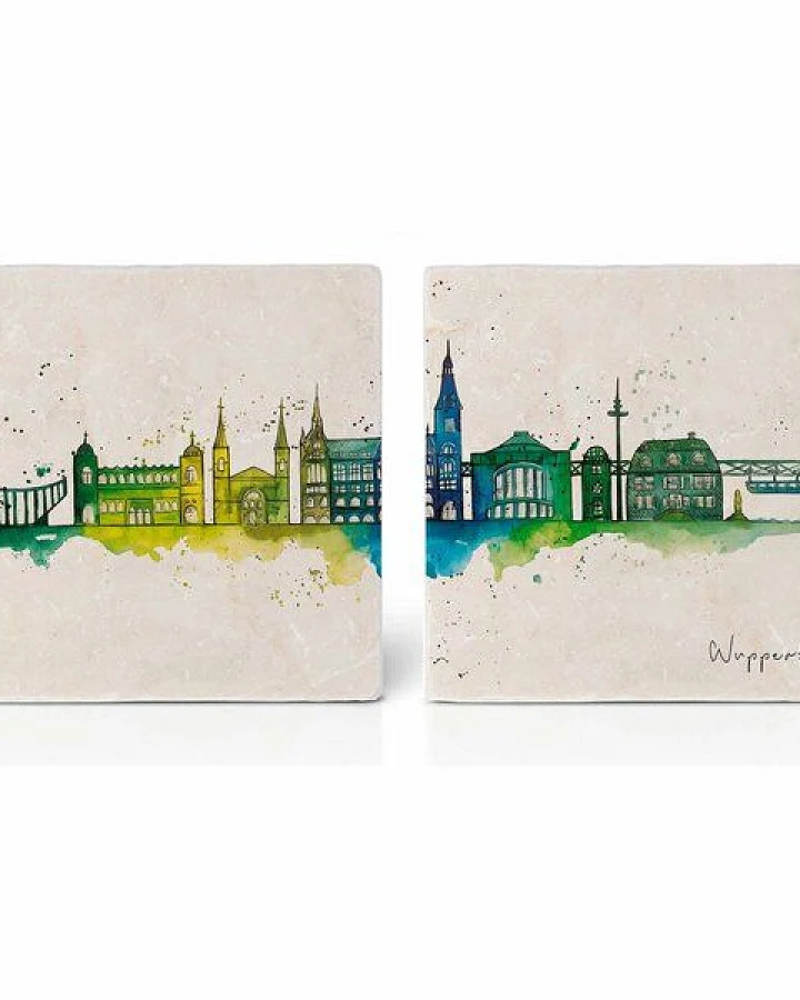 Fliesenuntersetzer 2er-Set »Wuppertal« von LIGARTI
